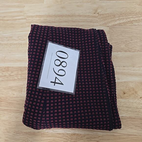 Anthropologie Women's Med The Essential Crop Flare Pull On Pants Navy Red Plaid - Picture 11 of 11